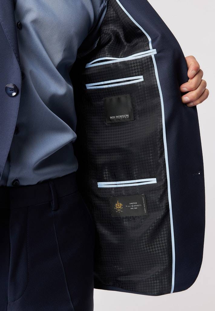 Roy Robson Abito blu navy roy robson lana cerruti drop quattro corto Enormi risparmi