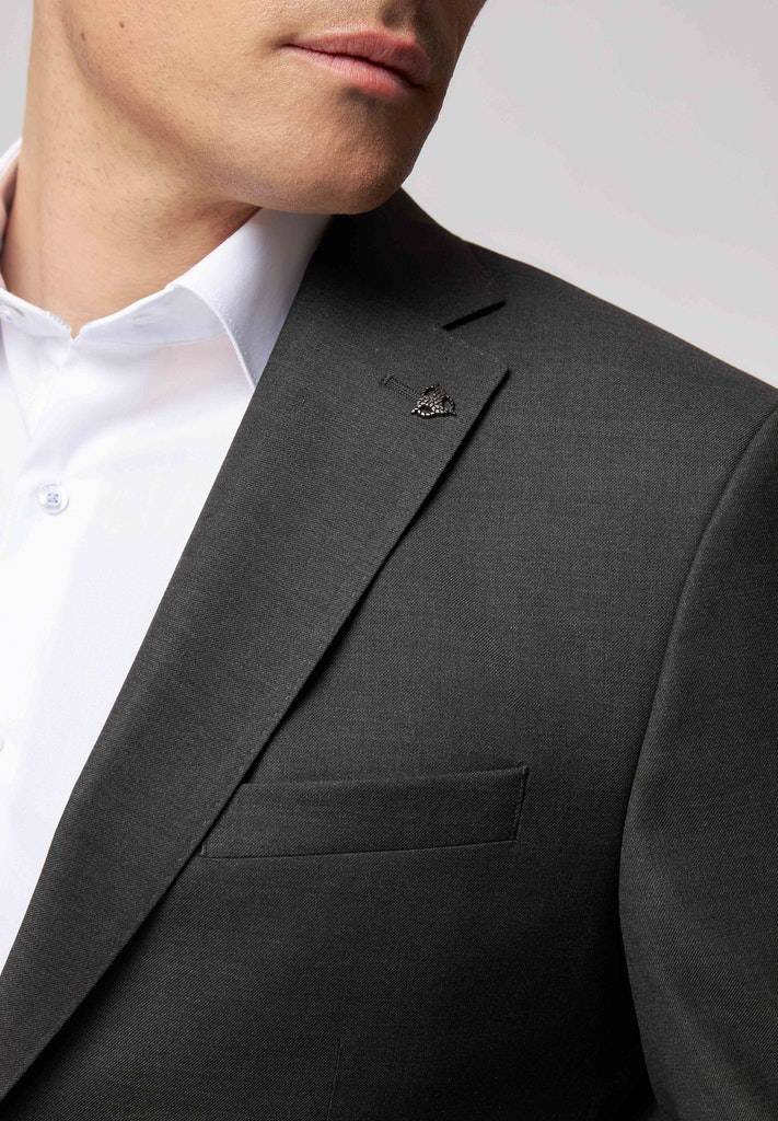Roy Robson Abito grigio scuro roy robson in lana cerruti stretch drop sei regular fit Sconti VIP