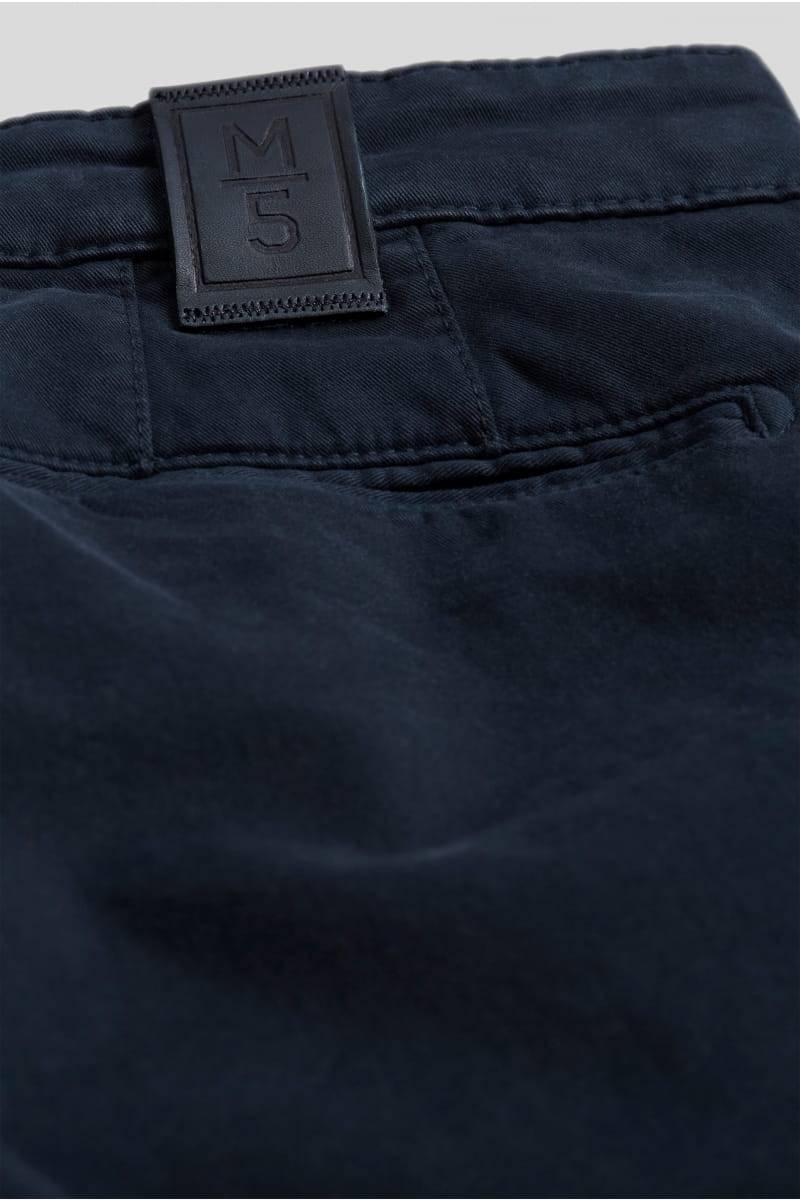 Meyer Pantalone regular fit blu cotone bio stretch m5 by meyer Rilascio limitato