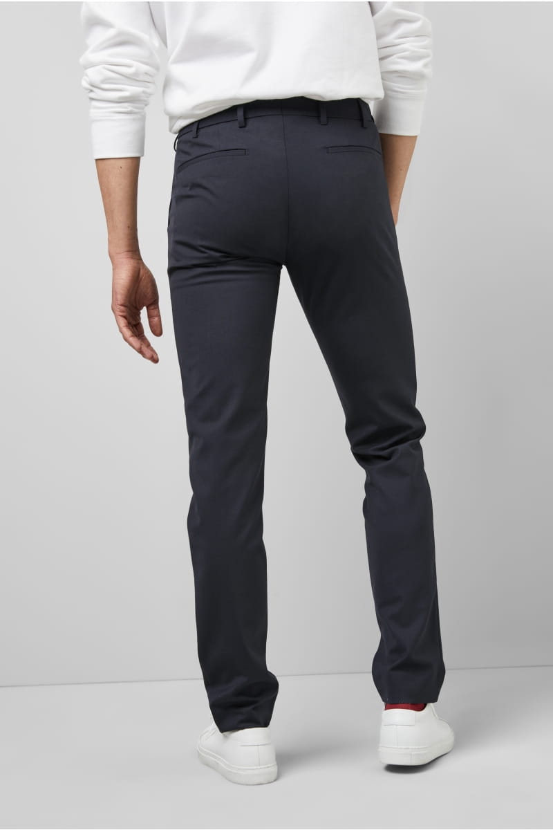 Meyer Pantalone blu navy in lana bi-stretch m5 by meyer modern fit ACQUISTA ORA