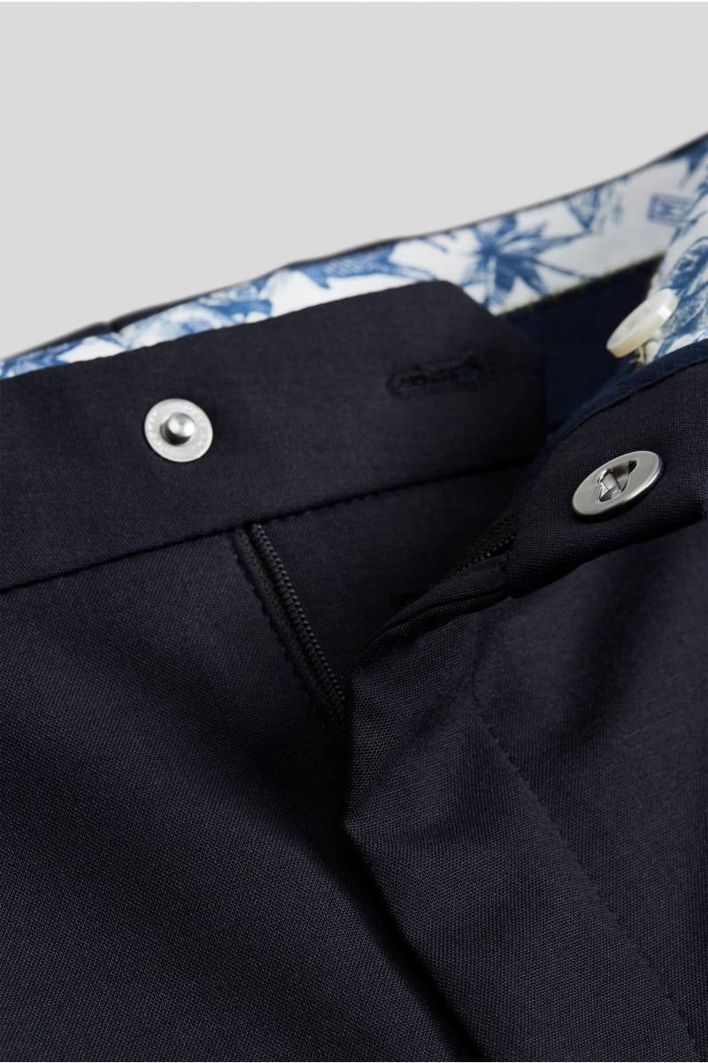 Meyer Pantalone blu navy in lana bi-stretch m5 by meyer modern fit ACQUISTA ORA