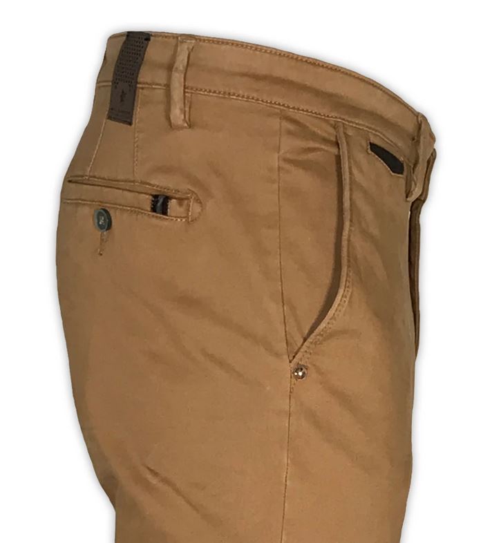 Sea Barrier Pantalone sea barrier blu in cotone raso stretch modern fit Fino al 55% di sconto