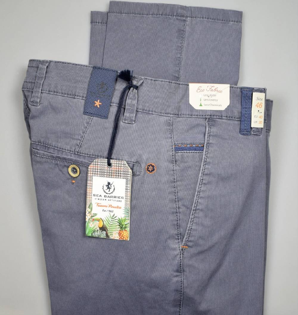 Sea Barrier Pantalone grigio regular fit sea barrier in cotone stretch Limitato a 3 giorni