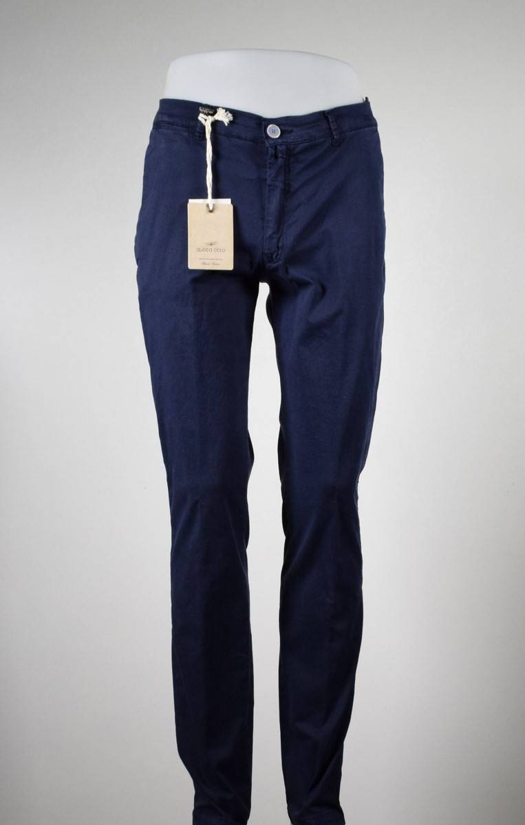 Quota Otto Pantalone slim fit quota otto in cotone stretch slim fit