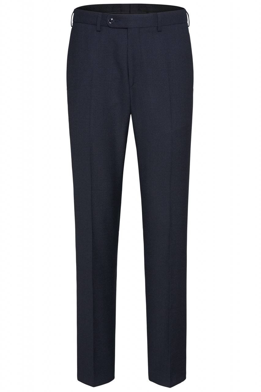 Digel Pantalone blu a quadretti digel in pura lana 2025