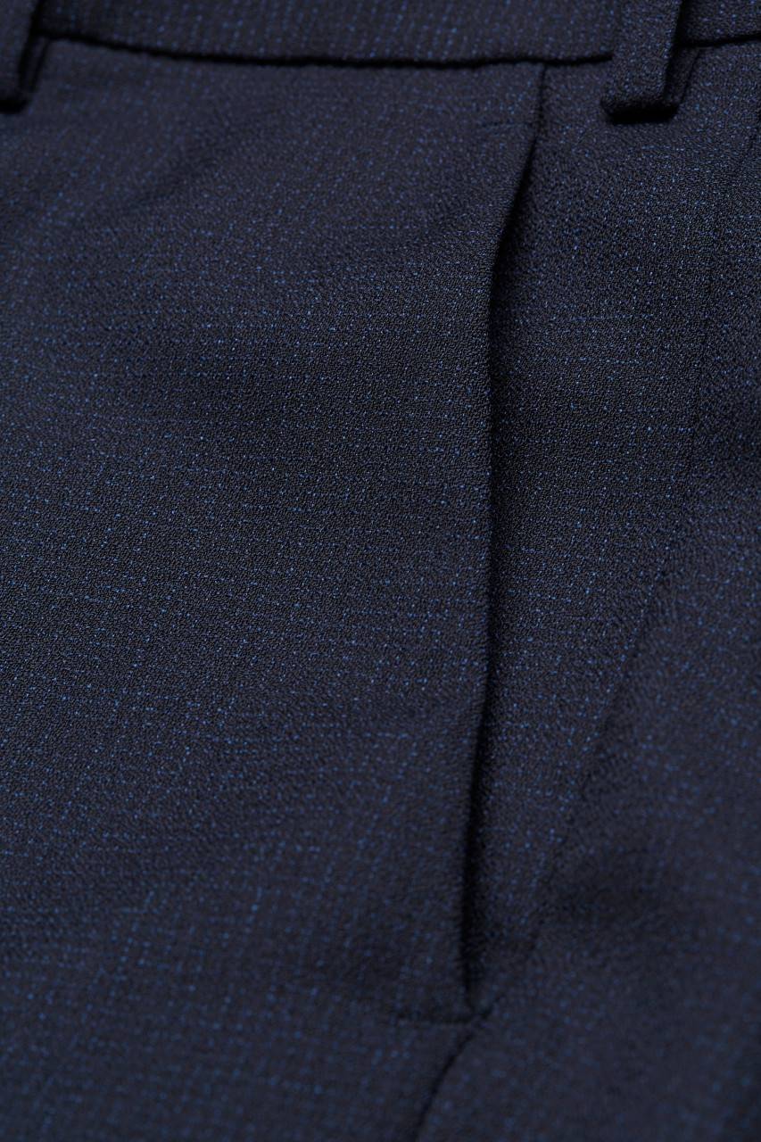Digel Pantalone blu a quadretti digel in pura lana 2025