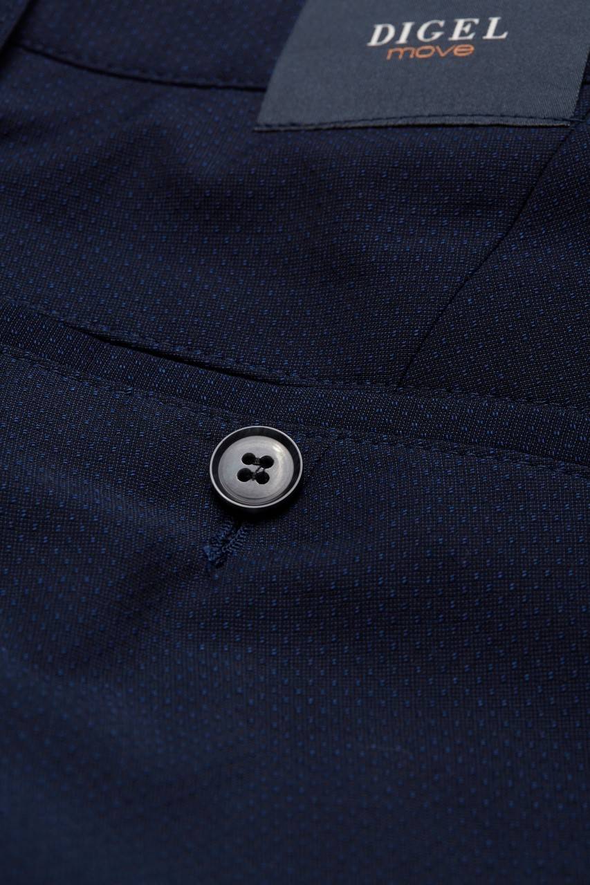 Digel Move Pantalone blu micro disegno slim fit digel move In Linea