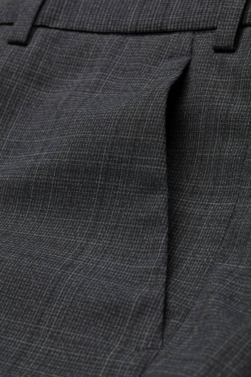 Digel Pantalone digel grigio fantasia principe di galles drop sei modern fit Nuovo