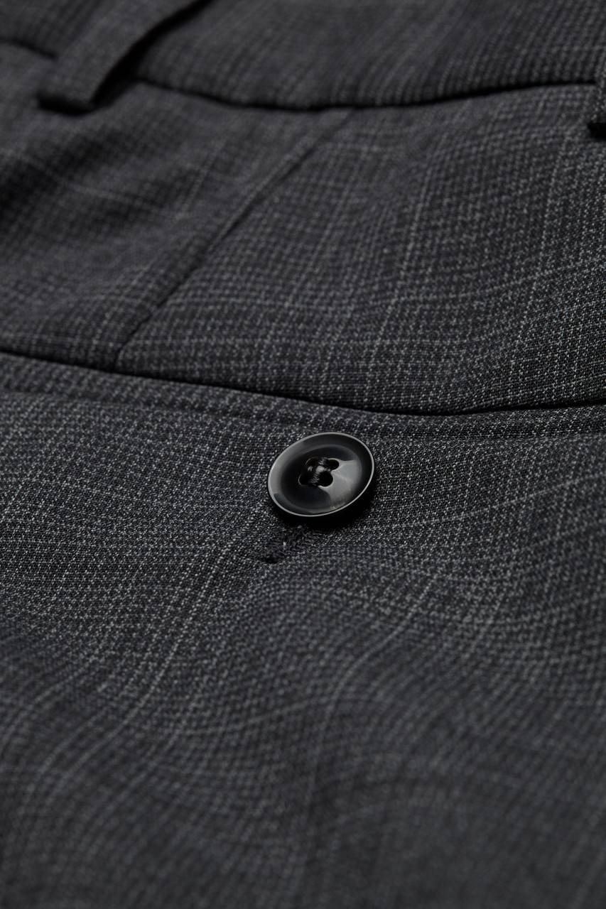 Digel Pantalone digel grigio fantasia principe di galles drop sei modern fit Nuovo