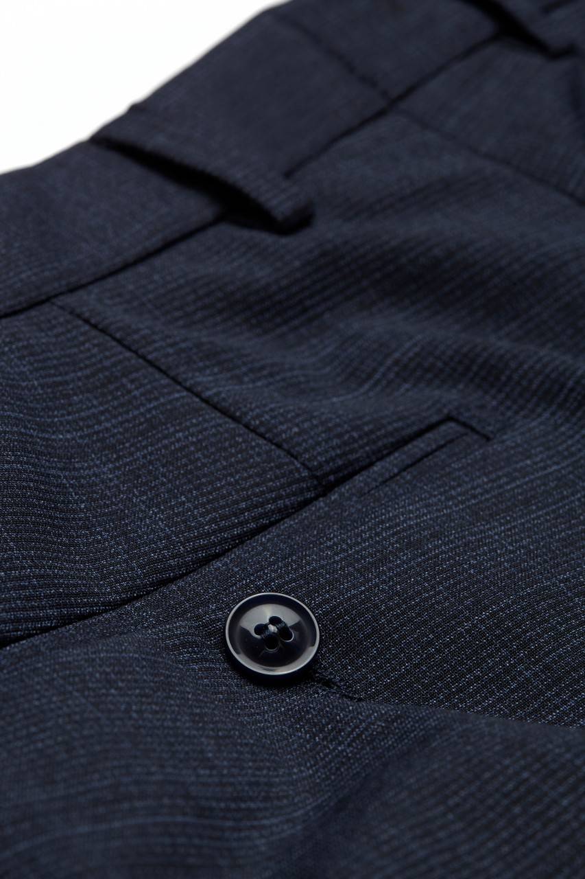 Digel Pantalone digel blu fantasia principe di galles drop sei modern fit Qualità