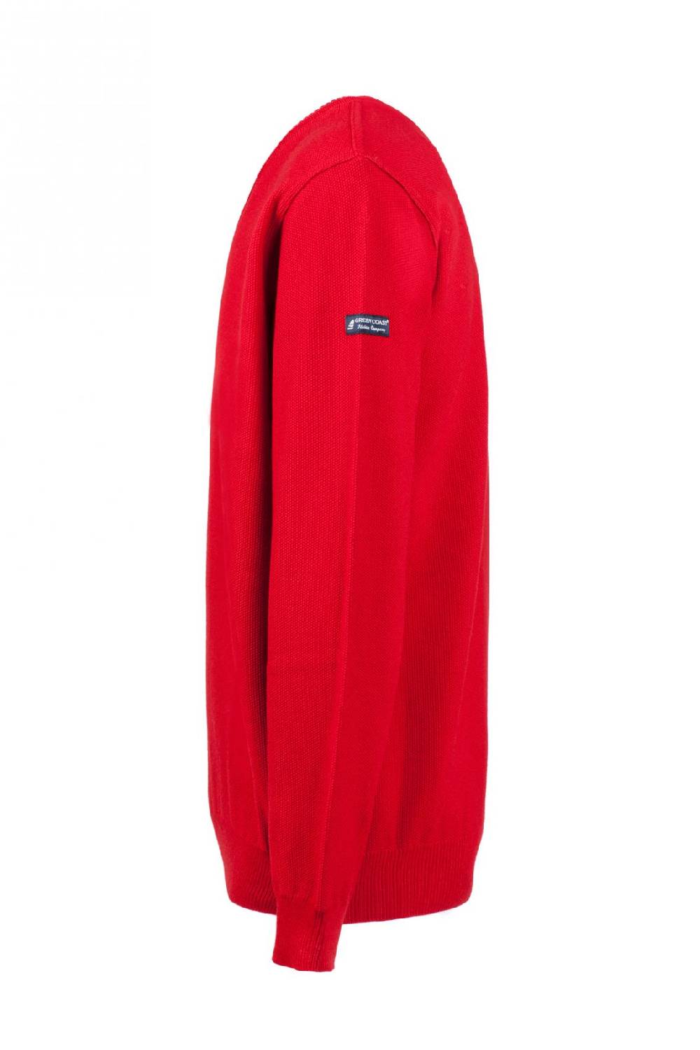 Green Coast Pullover rosso green coast modern fit made in italy Pezzi Unici