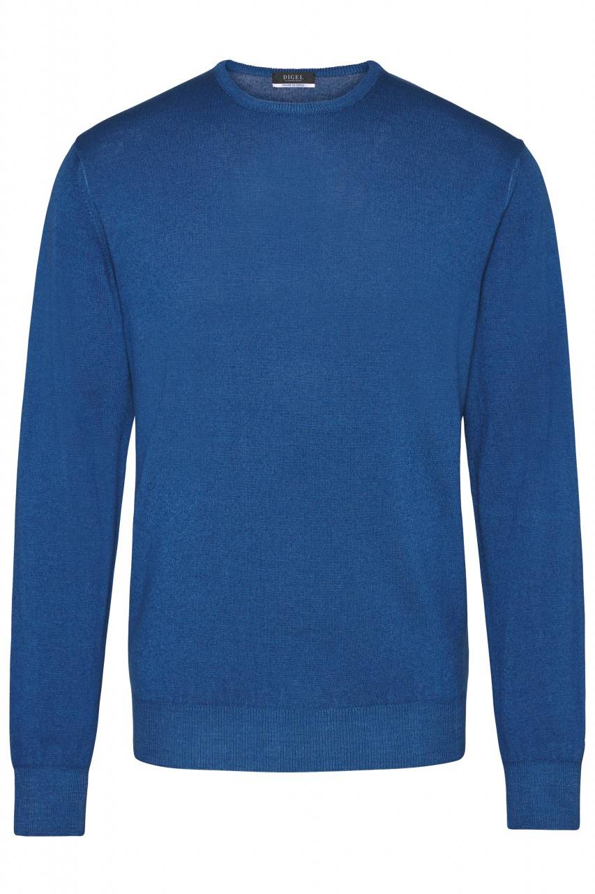 Digel Maglione giro collo digel lana merino modern fit Negozi Online