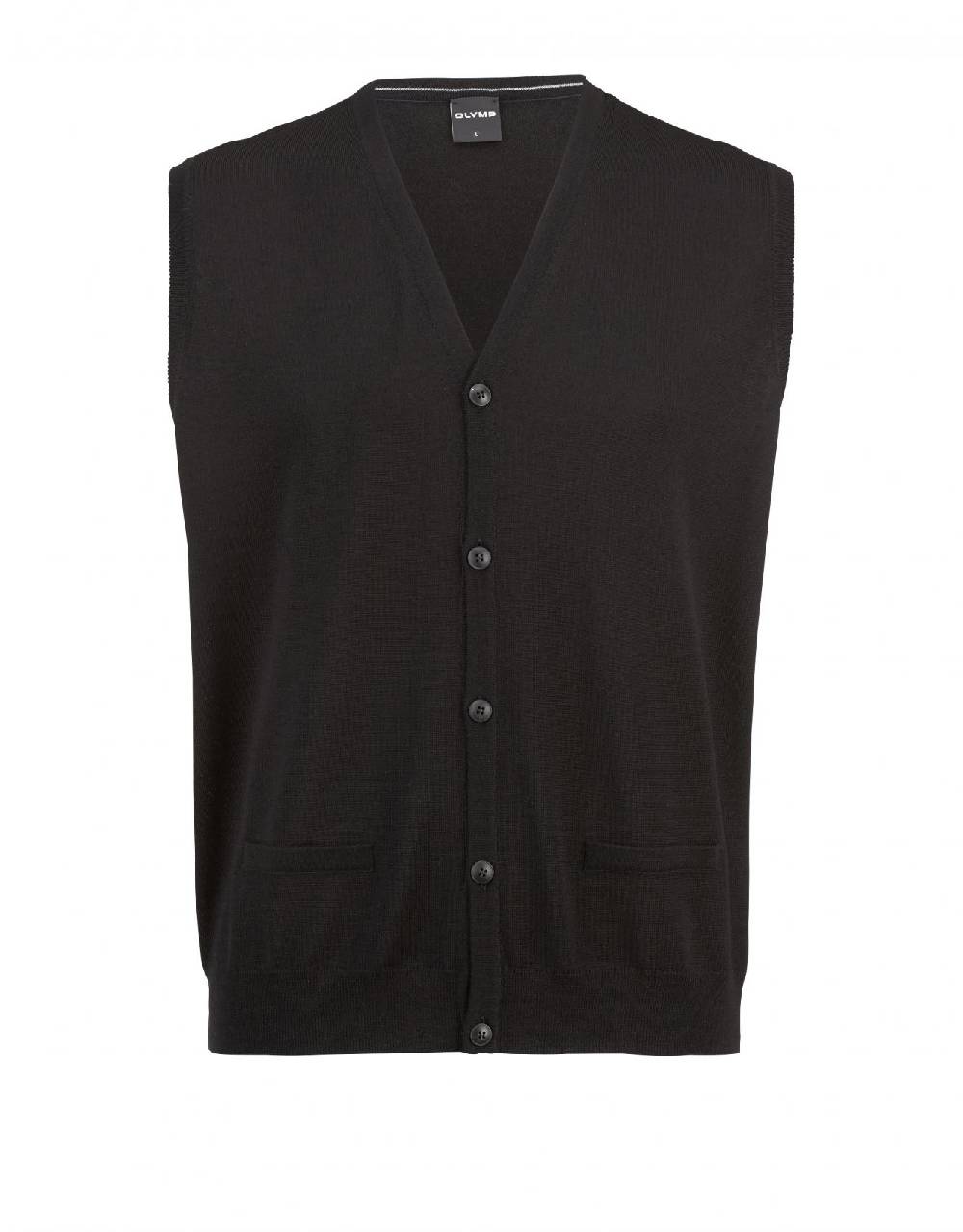 Olymp Gilet abbottonato con tasche olymp il lana merino pettinata Promozione Limitata