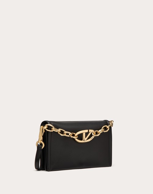 Red Valentino CLUTCH VLOGO CHAIN IN NAPPA CON CATENA Nuovo