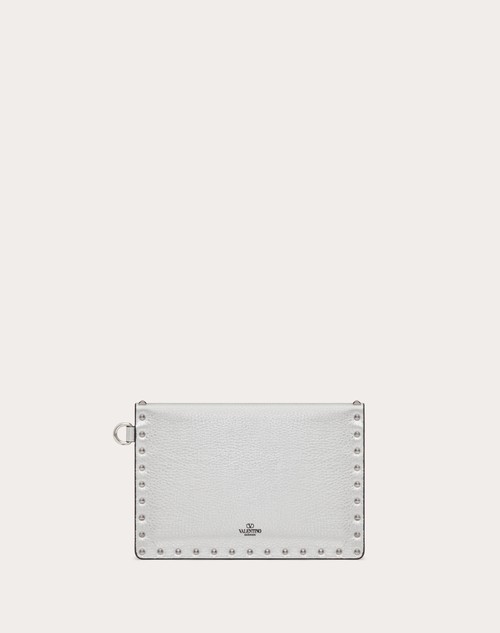 Red Valentino POCHETTE ROCKSTUD IN VITELLO GRANATO METALLIZZATO Negozi Online