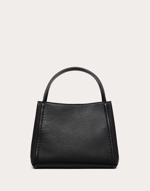 Red Valentino BORSA A MANO MEDIA VALENTINO GARAVANI ALLTIME IN VITELLO GRANATO Saldi Di Fabbrica