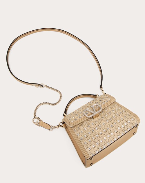 Red Valentino BORSA A MANO MINI VALENTINO GARAVANI VSLING RICAMATA Nuova