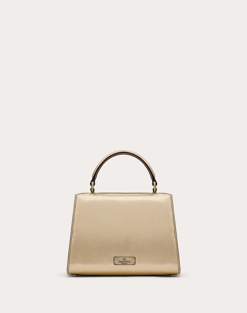 Red Valentino BORSA A MANO PICCOLA VALENTINO GARAVANI VSLING IN KARUNG METALLIZZATO 2025