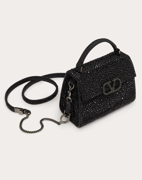 Red Valentino BORSA A MANO MINI VSLING CON RICAMO SPARKLING Qualità Garantita