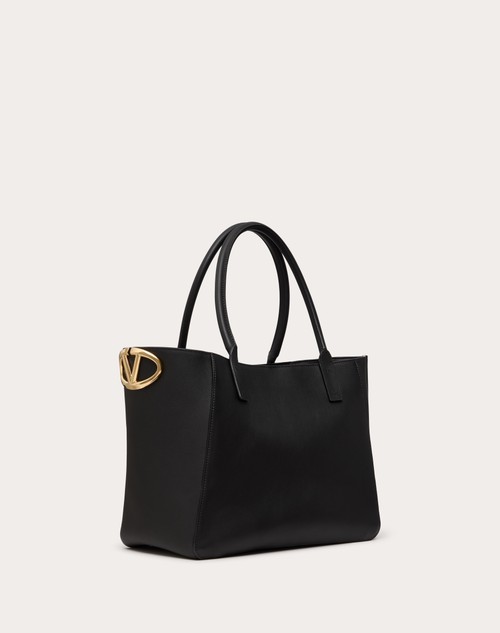 Red Valentino BORSA SHOPPING VLOGO SIDE IN VITELLO NAPPATO Convenienza