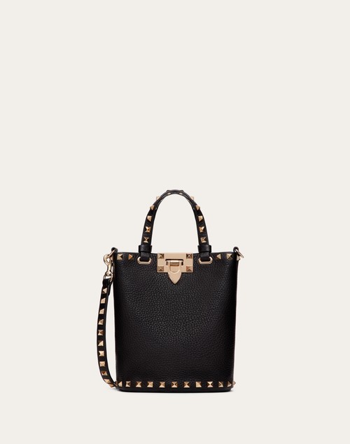 Red Valentino POUCH CON TRACOLLA ROCKSTUD IN VITELLO GRANATO Presa