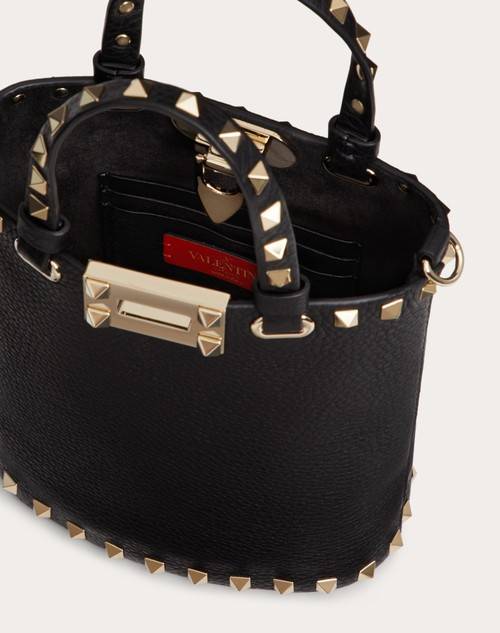 Red Valentino POUCH CON TRACOLLA ROCKSTUD IN VITELLO GRANATO Presa