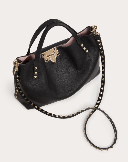 Red Valentino BORSA PICCOLA ROCKSTUD IN VITELLO GRANATO CON FODERA A CONTRASTO Outlet