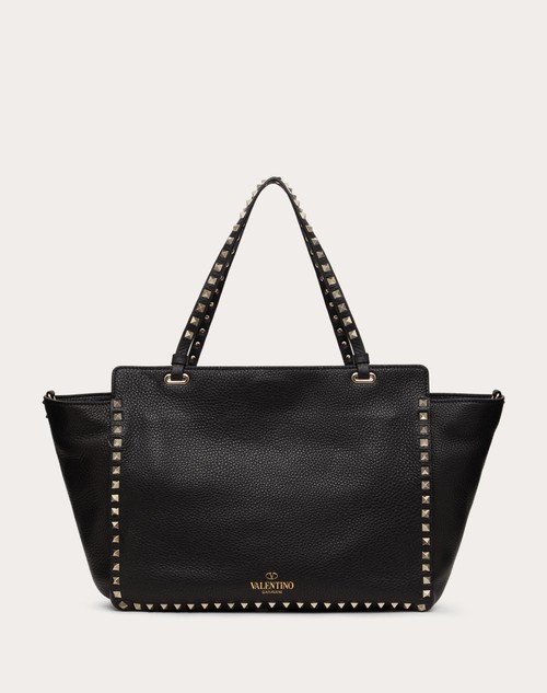 Red Valentino BORSA MEDIA ROCKSTUD IN VITELLO GRANATO In Vendita
