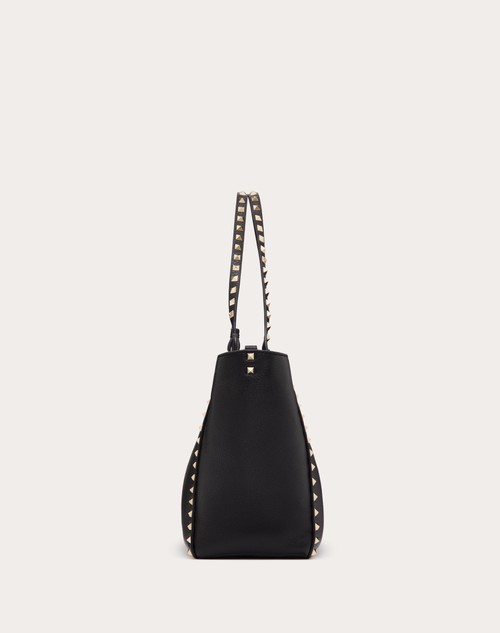Red Valentino BORSA MEDIA ROCKSTUD IN VITELLO GRANATO In Vendita