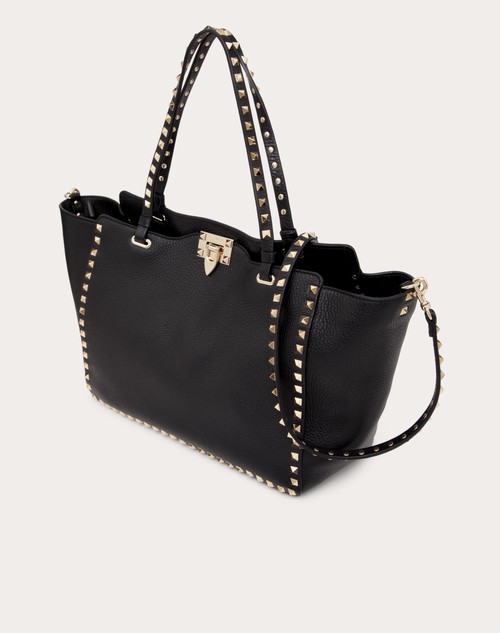Red Valentino BORSA MEDIA ROCKSTUD IN VITELLO GRANATO In Vendita