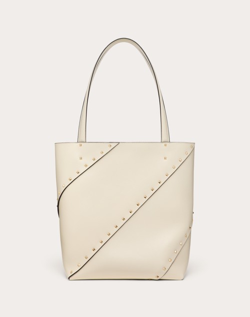 Red Valentino BORSA SHOPPING VALENTINO GARAVANI VALENTINO GARAVANI ROCKSTUD WISPY IN VITELLO Saldi Di Fabbrica