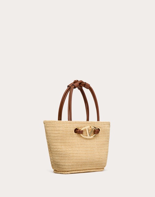 Red Valentino BORSA SHOPPING PICCOLA VALENTINO GARAVANI ESCAPE IN RAFIA Vendite Flash