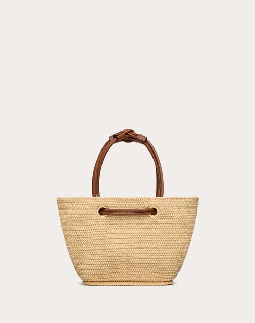 Red Valentino BORSA SHOPPING PICCOLA VALENTINO GARAVANI ESCAPE IN RAFIA Vendite Flash