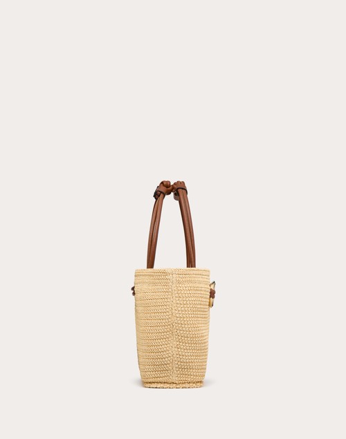 Red Valentino BORSA SHOPPING PICCOLA VALENTINO GARAVANI ESCAPE IN RAFIA Vendite Flash