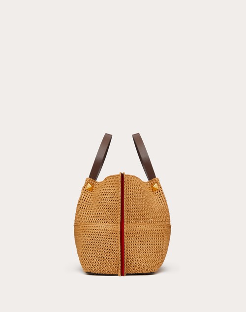 Red Valentino BORSA SHOPPING MEDIA IN RAFIA SINTETICA Negozio