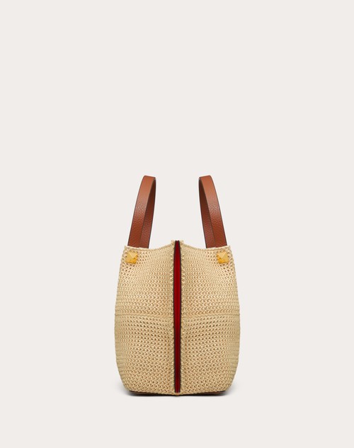 Red Valentino BORSA SHOPPING MEDIA IN RAFIA SINTETICA Limitato a 3 giorni