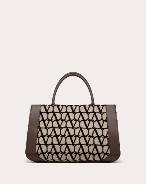 Red Valentino BORSA MEDIA A MANO VLOGO SIGNATURE TOILE ICONOGRAPHE Nuovo