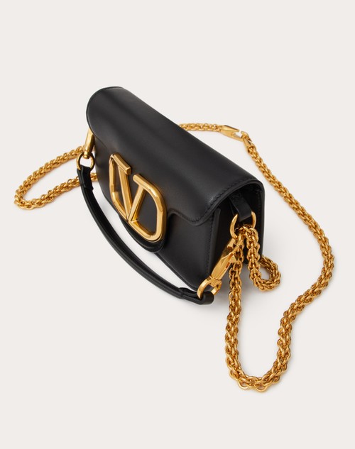 Red Valentino BORSA PICCOLA A SPALLA VALENTINO GARAVANI LOCÒ IN VITELLO Spedizione Gratuita