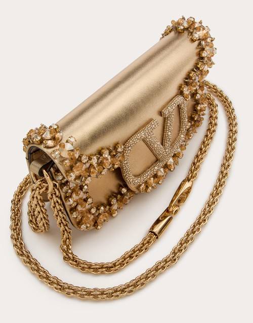 Red Valentino BORSA PICCOLA A SPALLA VALENTINO GARAVANI LOCÒ RICAMATA Consegna Veloce