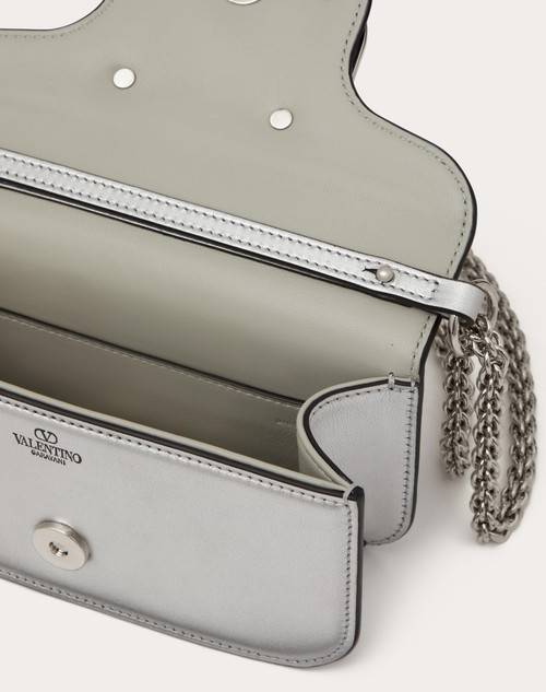 Red Valentino BORSA PICCOLA A SPALLA VALENTINO GARAVANI LOCÒ IN VITELLO METALLIZZATO Convenienza