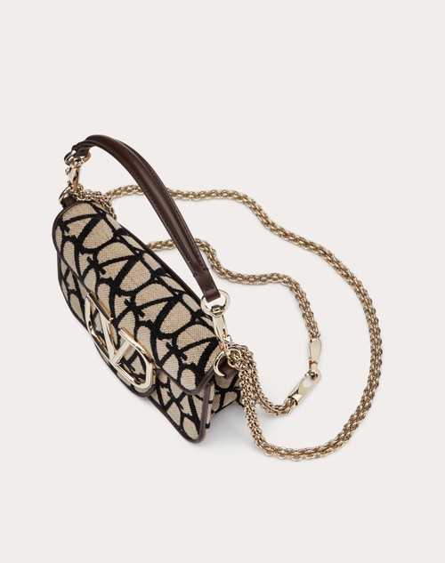 Red Valentino BORSA PICCOLA A SPALLA VALENTINO GARAVANI LOCÒ TOILE ICONOGRAPHE Offerte