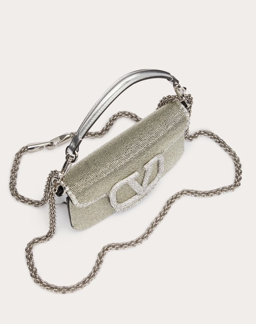 Red Valentino BORSA PICCOLA A SPALLA VALENTINO GARAVANI LOCÒ RICAMATA Saldi Di Fabbrica