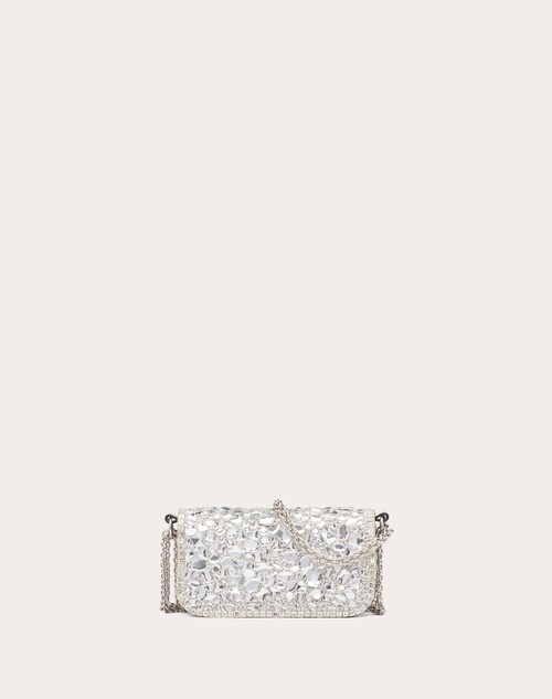 Red Valentino BORSA PICCOLA A SPALLA LOCÒ CON CRISTALLI Negozio