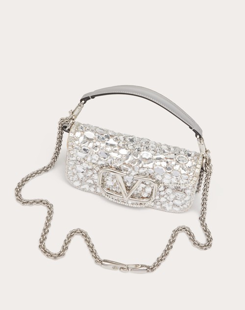 Red Valentino BORSA PICCOLA A SPALLA LOCÒ CON CRISTALLI Negozio