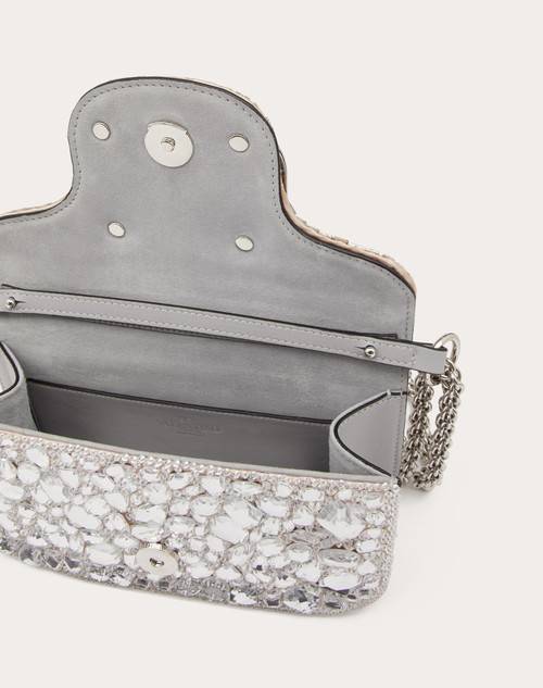 Red Valentino BORSA PICCOLA A SPALLA LOCÒ CON CRISTALLI Negozio