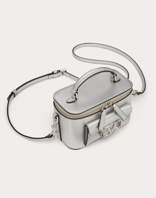 Red Valentino MINI BORSA A MANO LOCÒ IN VITELLO METALLIZZATO In Saldo