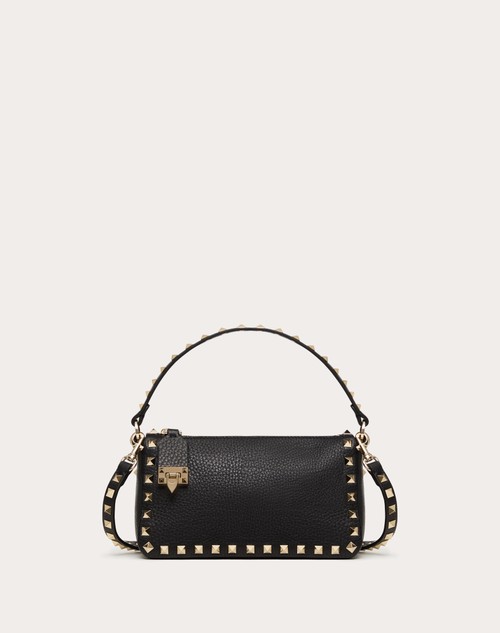 Red Valentino BORSA PICCOLA A TRACOLLA ROCKSTUD IN VITELLO GRANATO Qualità
