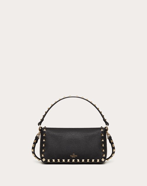 Red Valentino BORSA PICCOLA A TRACOLLA ROCKSTUD IN VITELLO GRANATO Qualità