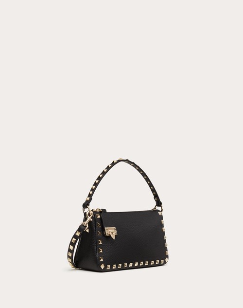 Red Valentino BORSA PICCOLA A TRACOLLA ROCKSTUD IN VITELLO GRANATO Vendita