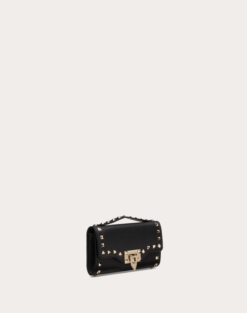 Red Valentino PORTAFOGLIO CON CATENA ROCKSTUD IN VITELLO GRANATO Qualità Garantita